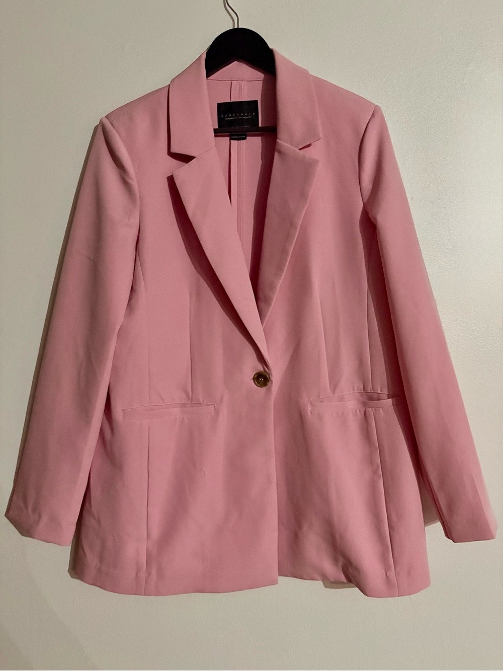 Sanctuary Pink Single-Button Blazer